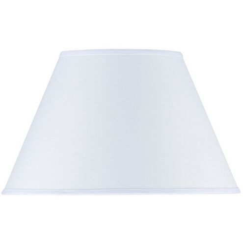 Empire White 18 inch Shade, Round