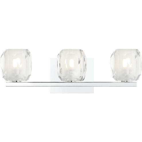 Carleton 3 Light 18 inch Chrome Bath Vanity Light Wall Light