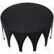 Morocco 36 X 36 inch Matte Black Coffee Table