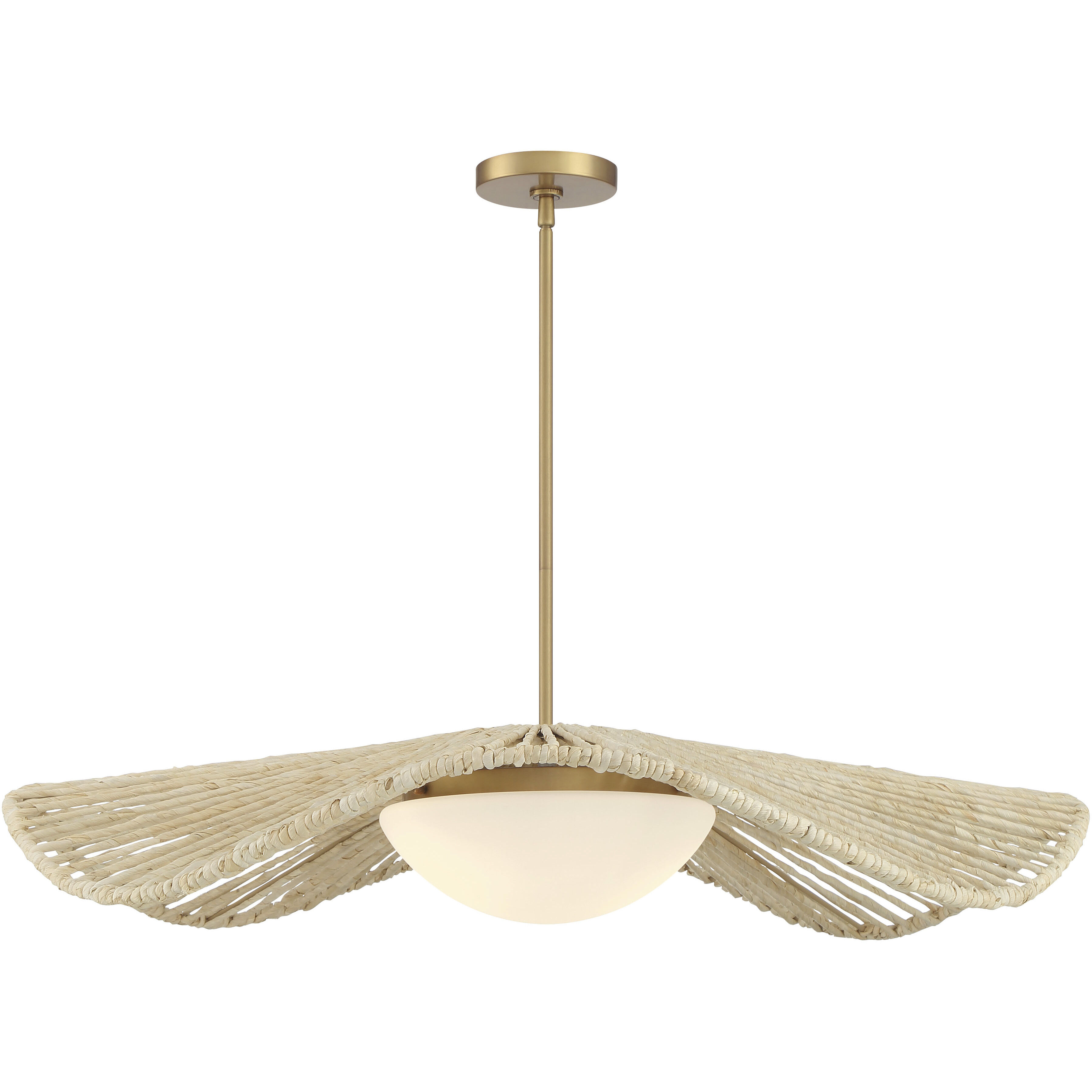 Longfield 2 Light 36 inch Legacy Brass Pendant Ceiling Light