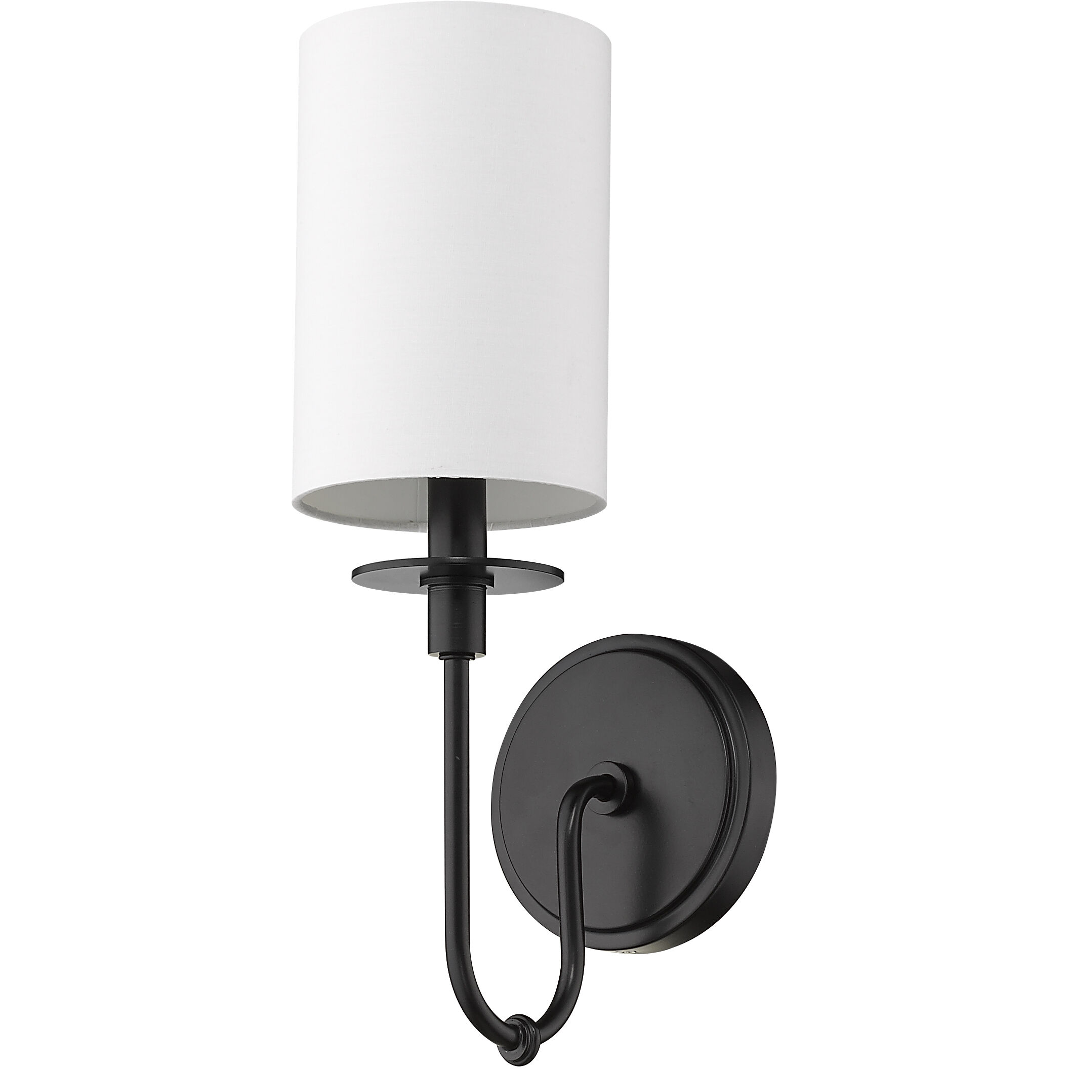 Ella 1 Light 5 inch Matte Black Wall Sconce Wall Light
