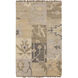 Cypress 96 X 60 inch Light Gray, Cream, Charcoal Rug
