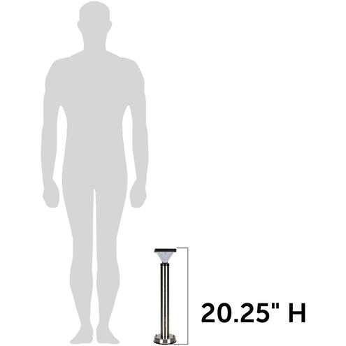 Luxor Black Pathway Light, Solar