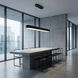 Walsh LED 40 inch Matte Black Horizontal Pendant Ceiling Light