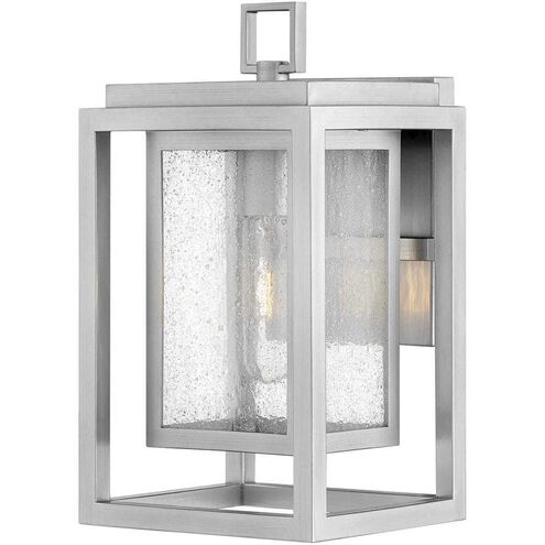 Coastal Elements Republic LED 12 inch Satin Nickel Outdoor Wall Mount Lantern, Estate Series