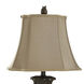 Signature 30 inch 60 watt Brown and Bronze Table Lamp Portable Light