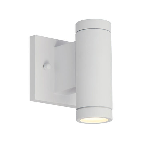 EVOLV LED 6.5 inch Matte White Outdoor Wall Sconce