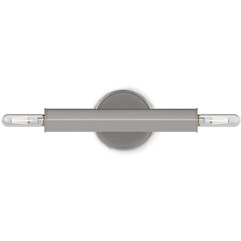 Viper 2 Light 5 inch Polished Nickel Wall Sconce Wall Light