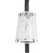 Prestige 1 Light 6.25 inch Matte Black Wall Mount Wall Light
