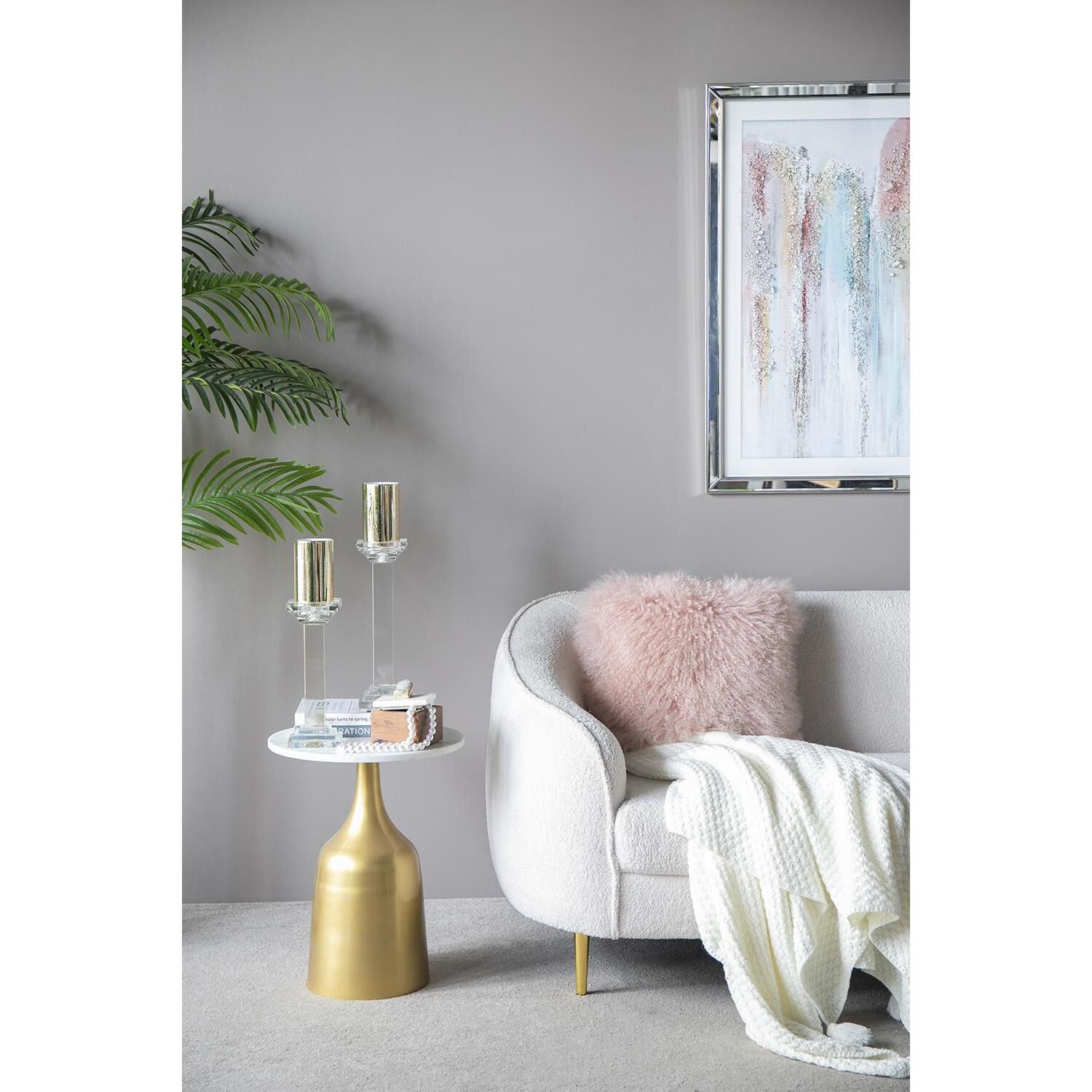 Speckled 5 X 3 inch LED Candle