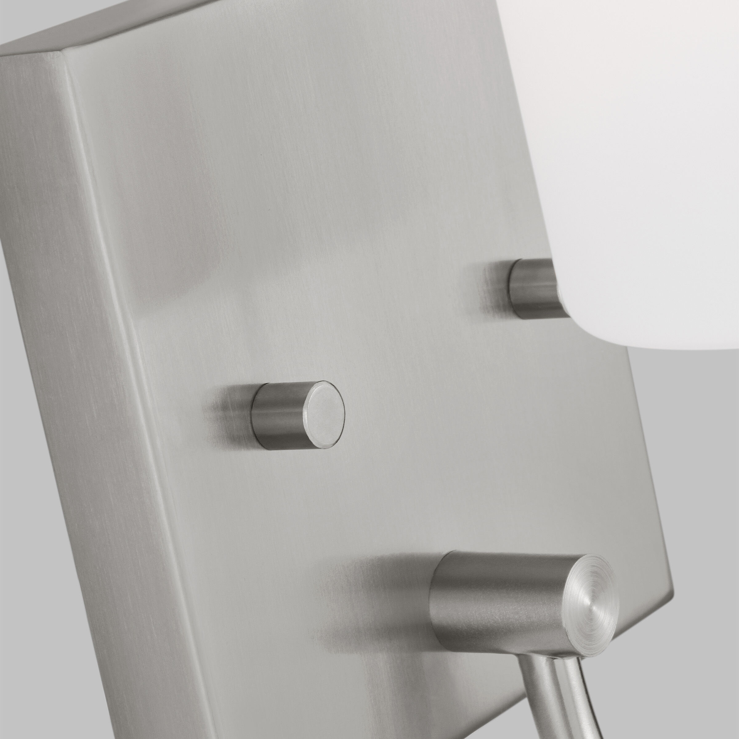 Oak Moore 1 Light 4.88 inch Brushed Nickel Bath Vanity Wall Light