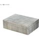 Pin Stripe Bone 10 X 6 inch Gray Box