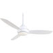 Concept L Wet 58 inch White Outdoor Ceiling Fan
