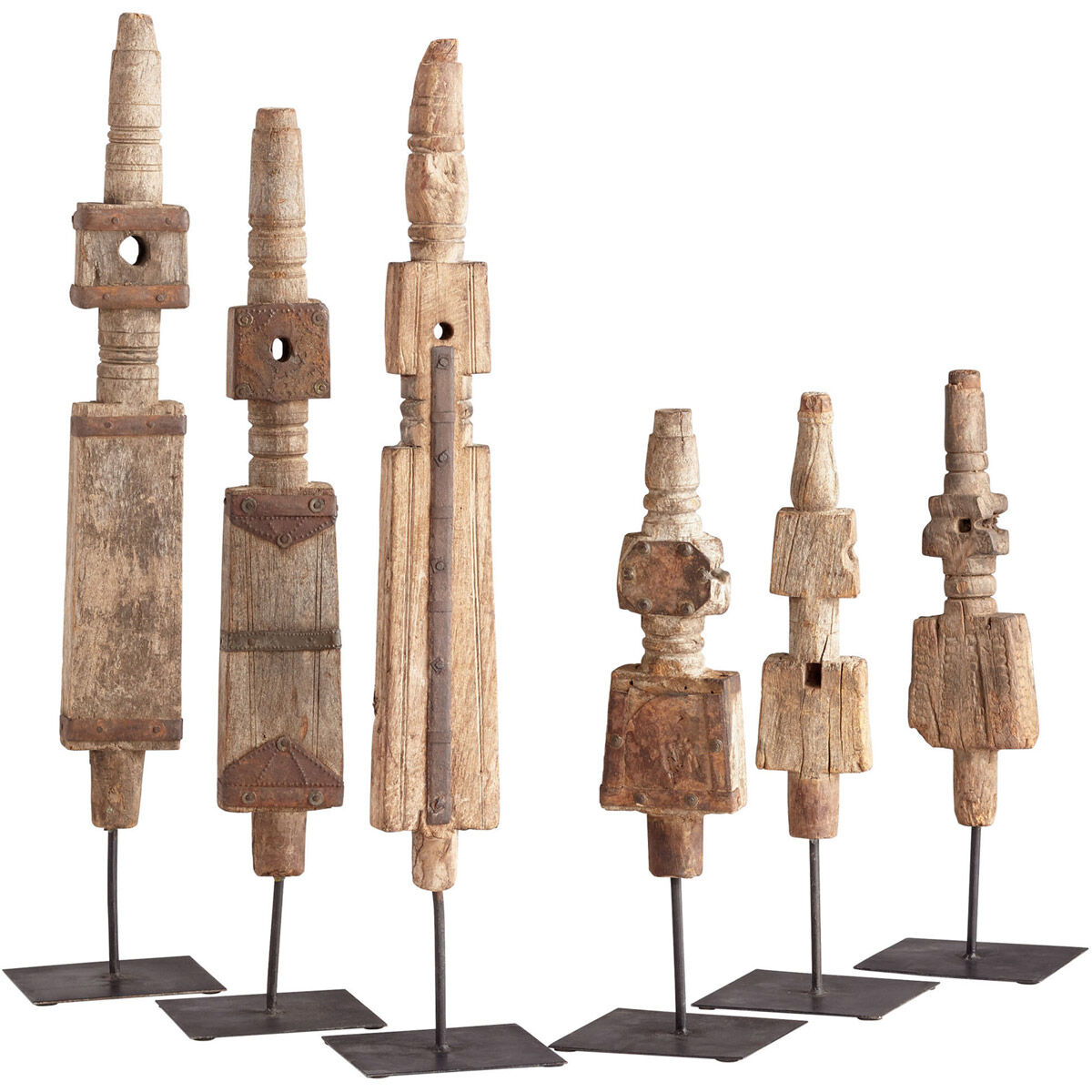 Rustic Todem 15.75 X 5 inch Sculpture, Small, Random Pick