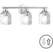 Vallora 3 Light 21 inch Polished Chrome Vanity Light Wall Light