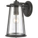 Kennison 1 Light 13 inch Matte Black Outdoor Wall Sconce