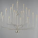 Vela 18 Light 40 inch Satin Nickel Single-Tier Chandelier Ceiling Light