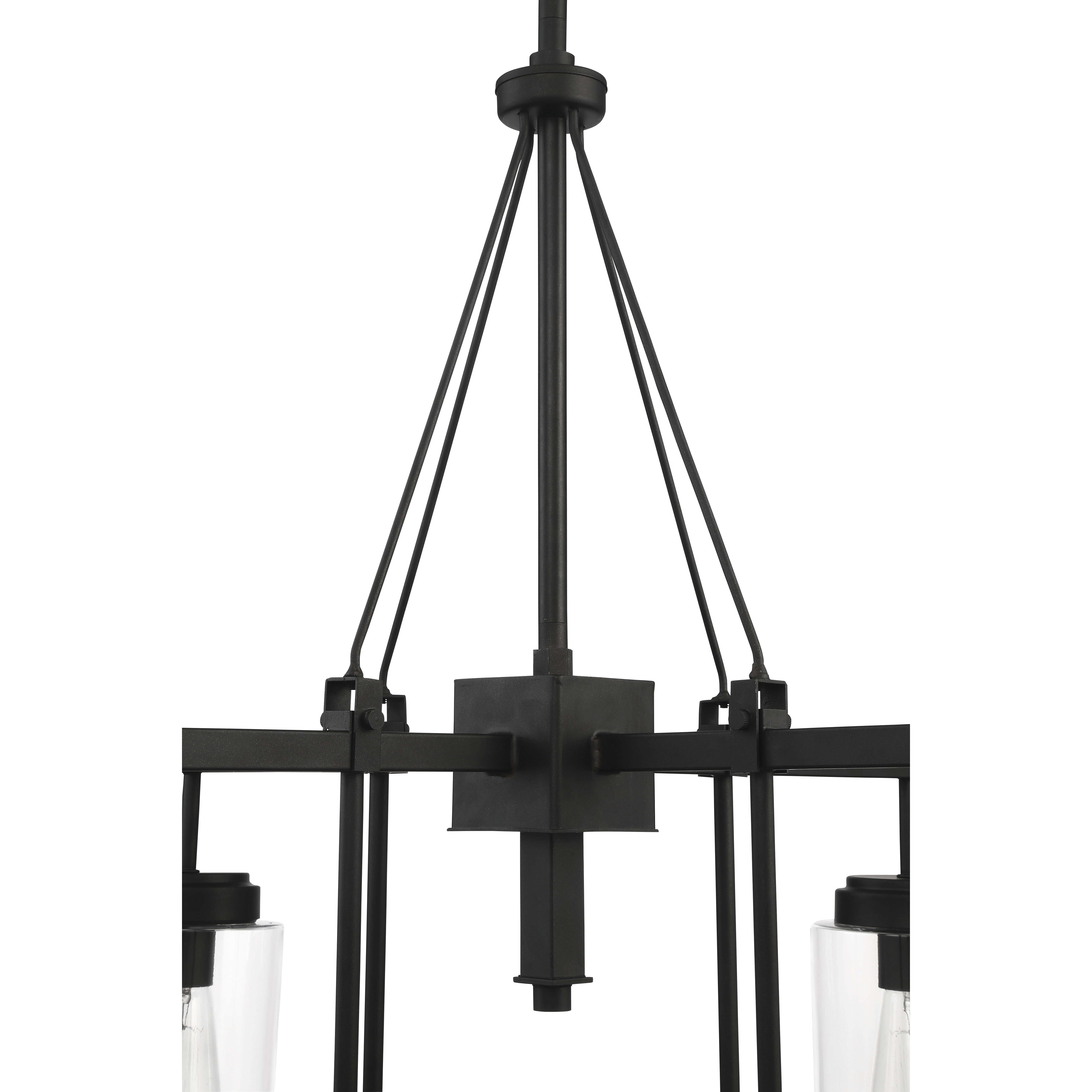 Crosspoint 8 Light 30.25 inch Espresso Outdoor Chandelier