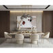 Alanya 84 X 44 inch Cream Outdoor Dining Table