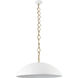 Alora Mood Grant 1 Light 27.63 inch Antique White Pendant Ceiling Light