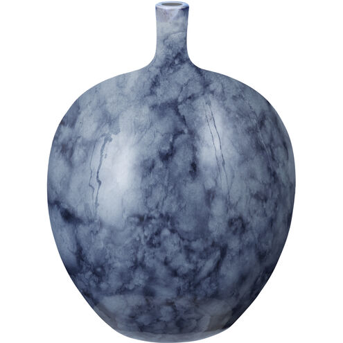 Midnight Marble 11 X 8 inch Vase