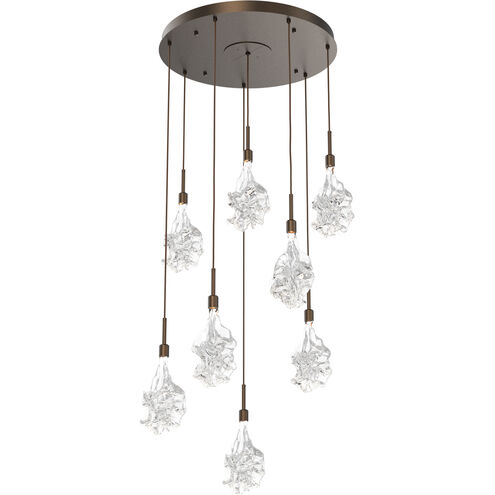 Blossom LED 27 inch Flat Bronze Chandelier Ceiling Light in 2700K LED, Multi-Port