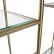 Perth 82.75 X 47.25 inch Gold Etagere