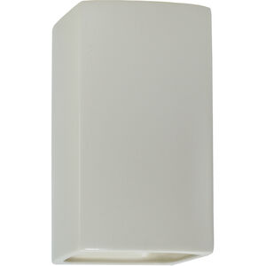 Ambiance 1 Light 9.5 inch Matte White Outdoor Wall Sconce, Small