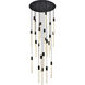 Weston 25 Light 42 inch Black Pendant Ceiling Light