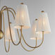 Valette 8 Light 47.5 inch Natural Aged Brass Chandelier Ceiling Light