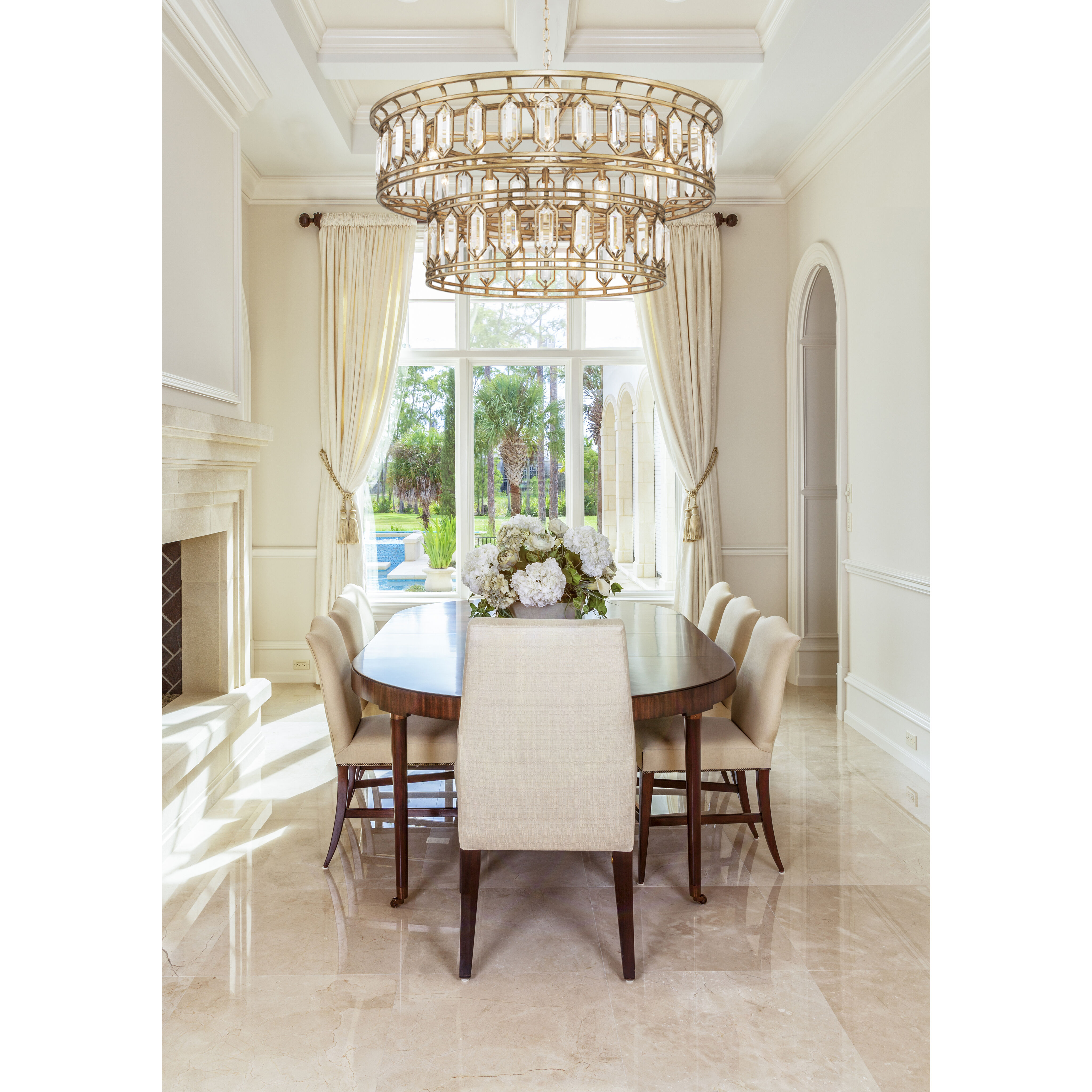 Westminster Pendant Ceiling Light in Gold