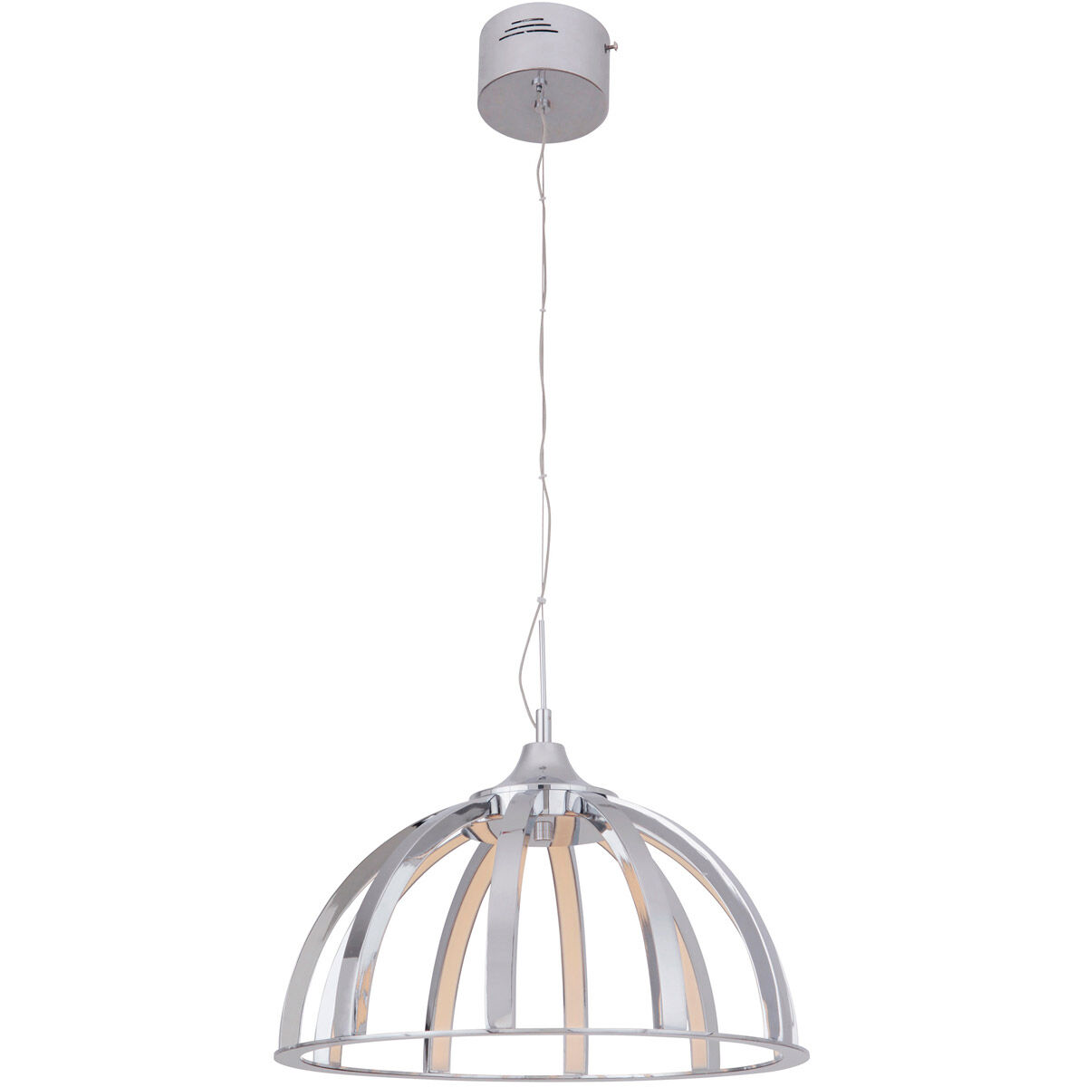 Signature LED 16.25 inch Chrome Mini Pendant Ceiling Light