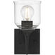 Beacon 1 Light 4.75 inch Matte Black Wall Sconce Wall Light