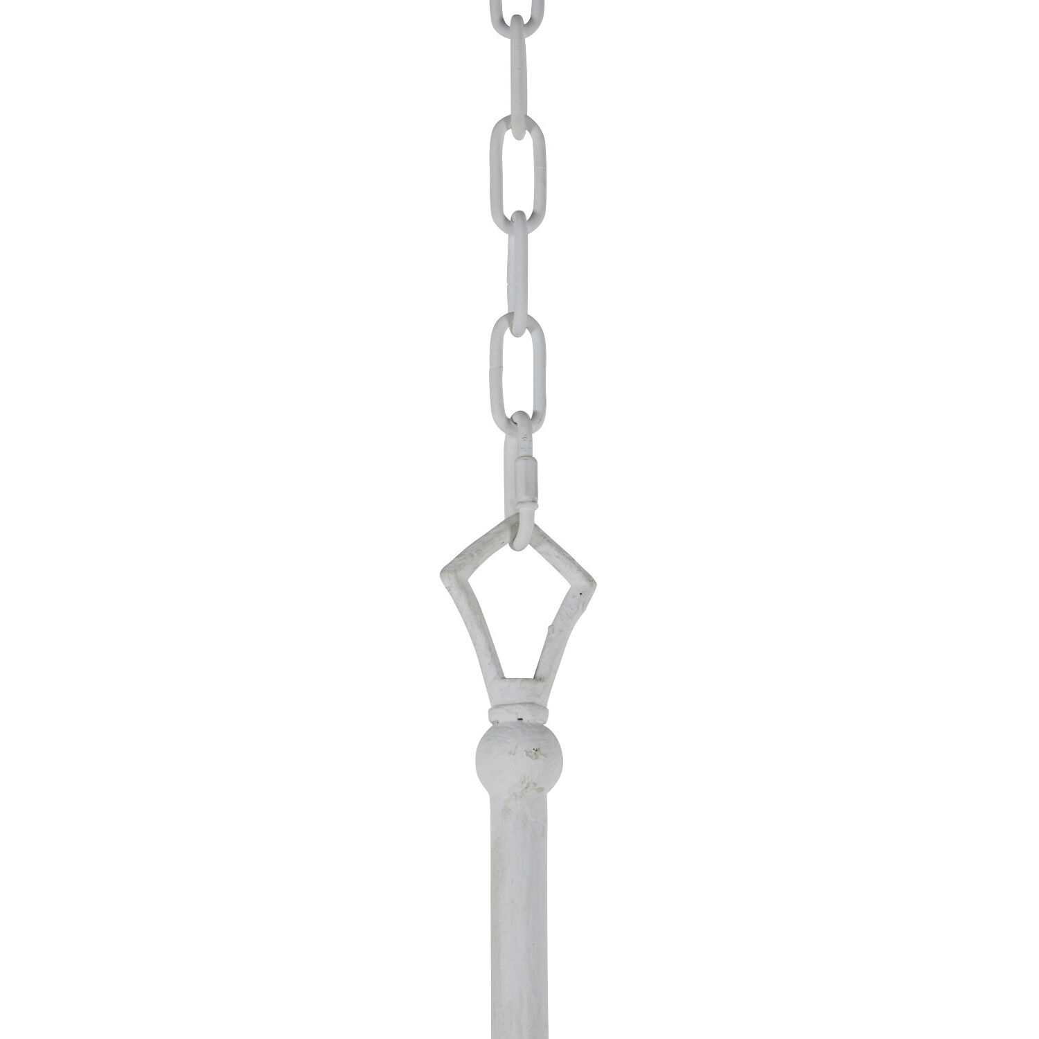 Lilly 8 Light 42 inch Plaster White Chandelier Ceiling Light