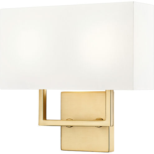 Saxon Wall Sconce Wall Light in Olde Brass