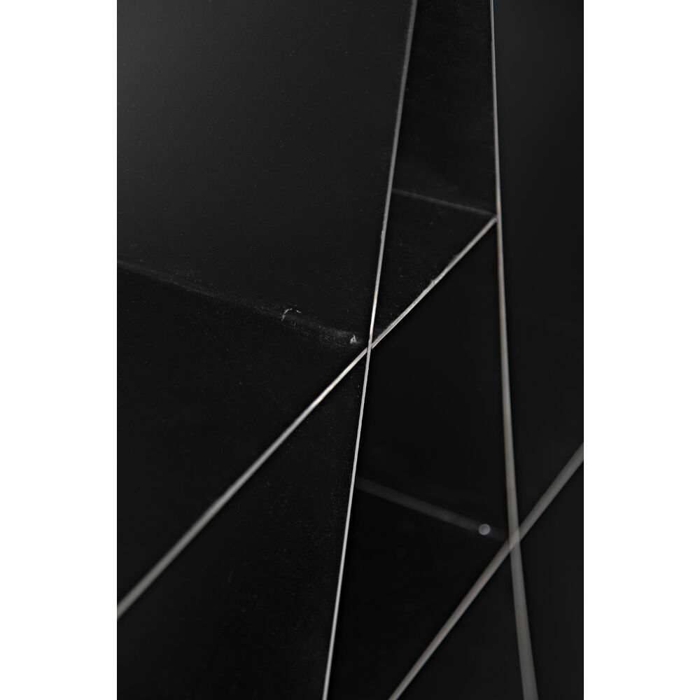 Zaha Matte Black Bookcase