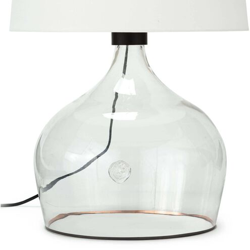 Coastal Living Demi John 26.5 inch 150.00 watt Clear Table Lamp Portable Light, Large