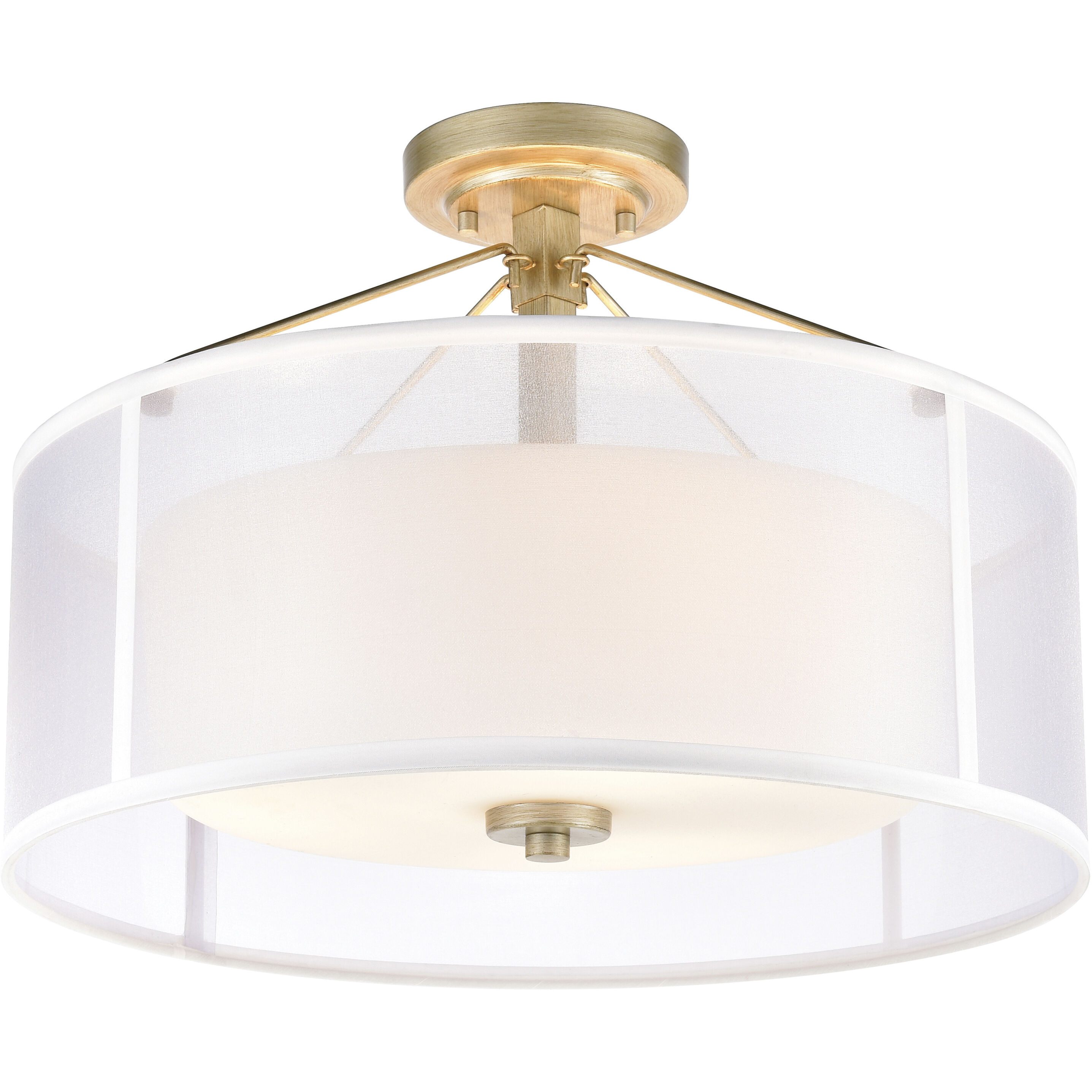 3 light semi flush mount ceiling light deals