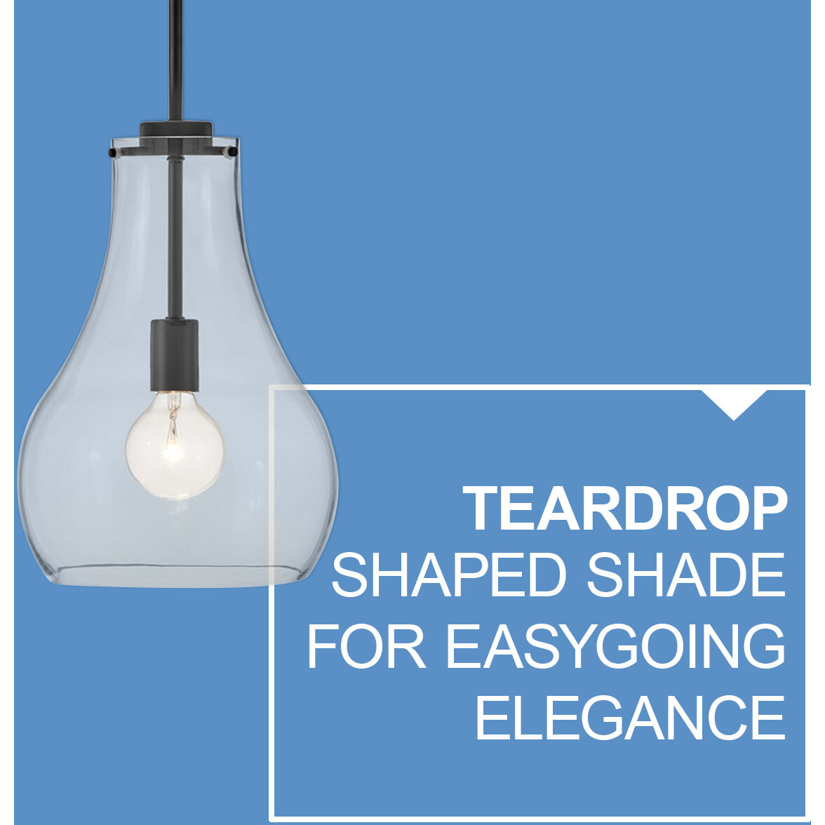 Frankie LED 10 inch Black Pendant Ceiling Light