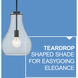 Frankie LED 10 inch Black Pendant Ceiling Light