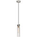 Beau 1 Light 4.75 inch Brushed Nickel Pendant Ceiling Light