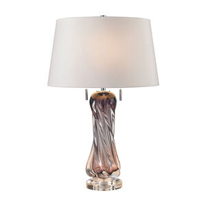 Oneida 24 inch 60 watt Purple Table Lamp Portable Light