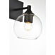 Foster 1 Light 6 inch Black Bath Sconce Wall Light