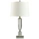 Dann Foley 29 inch 150 watt Polished Nickel and Off-White Table Lamp Portable Light