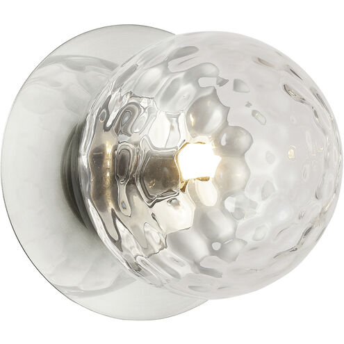 Burlat 1 Light 6 inch Polished Chrome with Clear Decorative Wall Sconce Wall Light