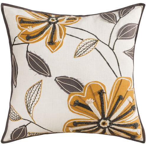 Aster 20 X 6 inch Earthy Mustard / Gray / Off-White Pillow