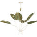 Lowcountry 6 Light Antique White and Palmetto Chandelier Ceiling Light