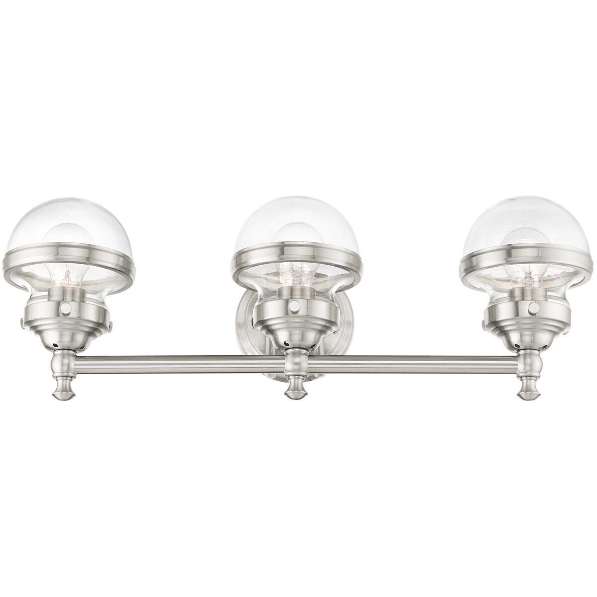 Oldwick 3 Light 24 inch Brushed Nickel Vanity Sconce Wall Light