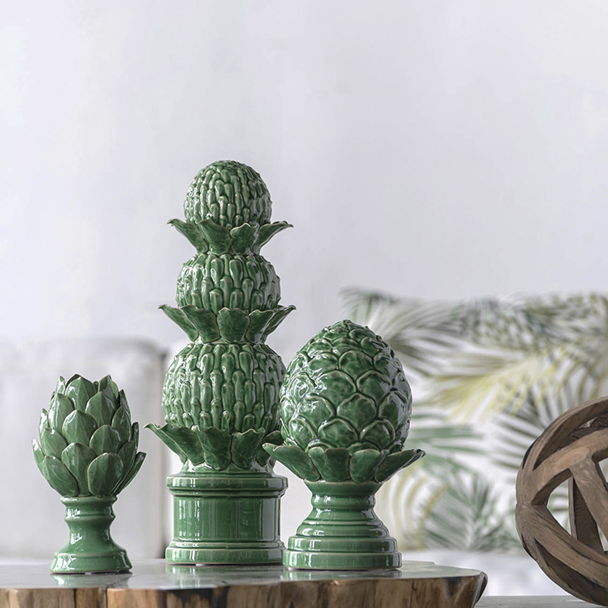 Helsa Vintage Green Décor