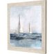 Waterside Collection Distressed Whitewash Framed Art